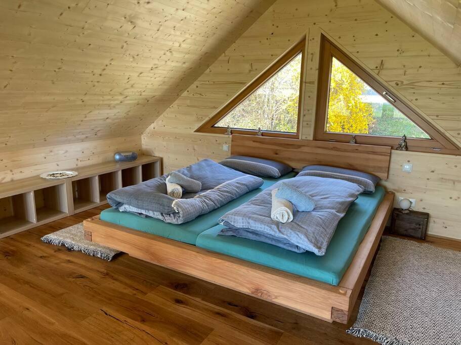 Zweistoeckiges Natur-Holzhaus Mit Berg- & Seesicht Horgenzell Zewnętrze zdjęcie