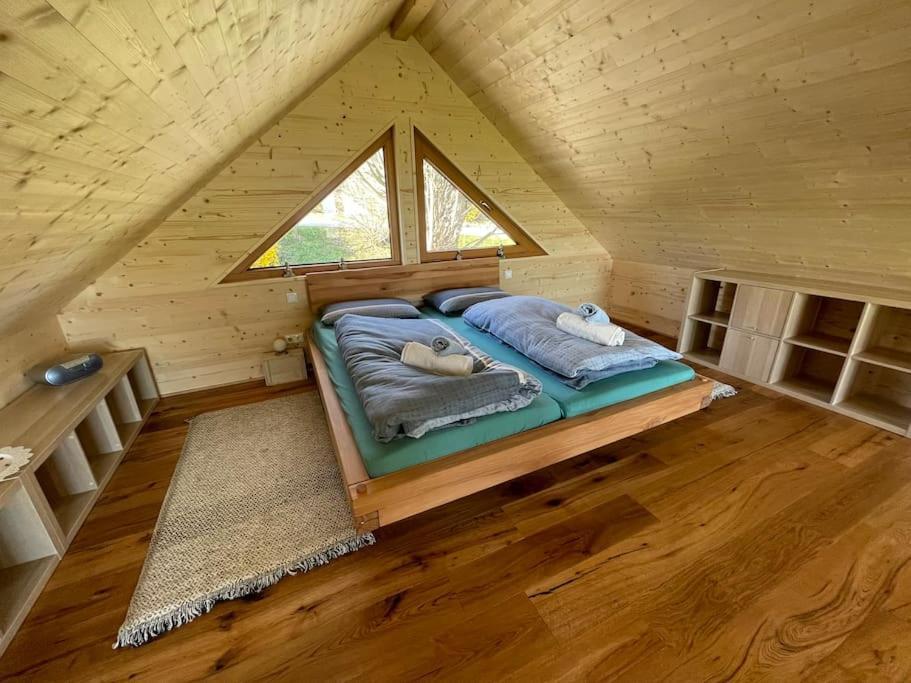 Zweistoeckiges Natur-Holzhaus Mit Berg- & Seesicht Horgenzell Zewnętrze zdjęcie