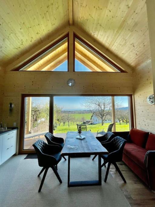 Zweistoeckiges Natur-Holzhaus Mit Berg- & Seesicht Horgenzell Zewnętrze zdjęcie